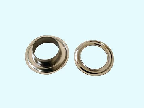 Eyelet Capsules Metallic eyelet with metal stamps
