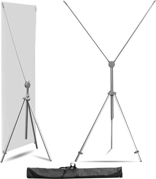 X Banners 600x1600mm from Retail Sign, featuring a sturdy stand and vibrant graphic display for retail advertising.