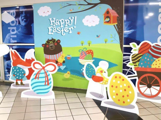 Birthday/Event Party 3D corflute Sign stand