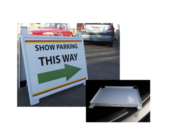 Mini A-Frame Signs (Plastic) | Portable Footpath Signs NZ – Retail Sign