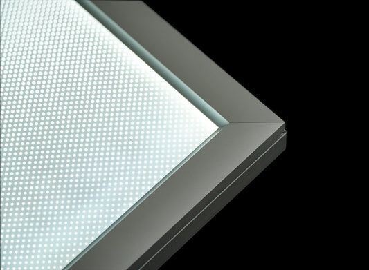 LED Lightbox frame by Retail Sign with backlit poster display for retail and commercial use, featuring a sleek snap frame design.