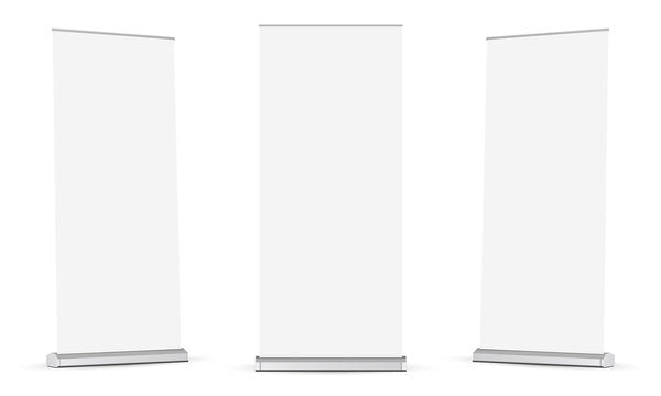Single-sided pull-up banner stand by Retail Sign, 850mm x 2000mm, featuring a sleek, portable display for promotional events.