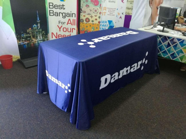 Tablecovers Signage Custom Table Covers NZ | Printed Trade Show & Event Tablecloths ...