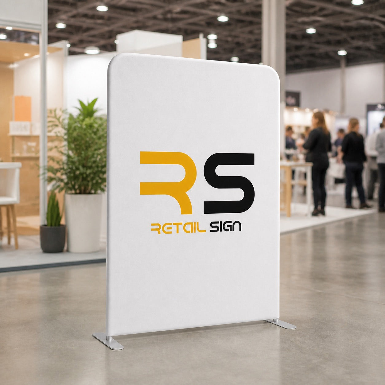 EZ Extend fabric sign used in a retail display