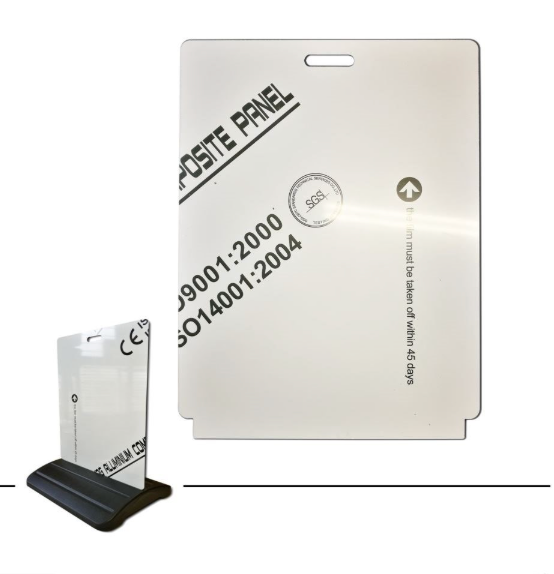 Footpath Sign Replacement Panel with printing